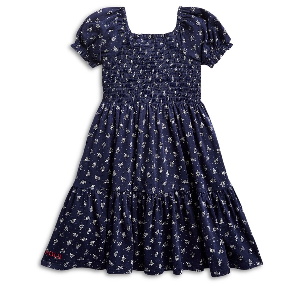 Ralph Lauren Girls Smocked Dress - Size 4 - Used